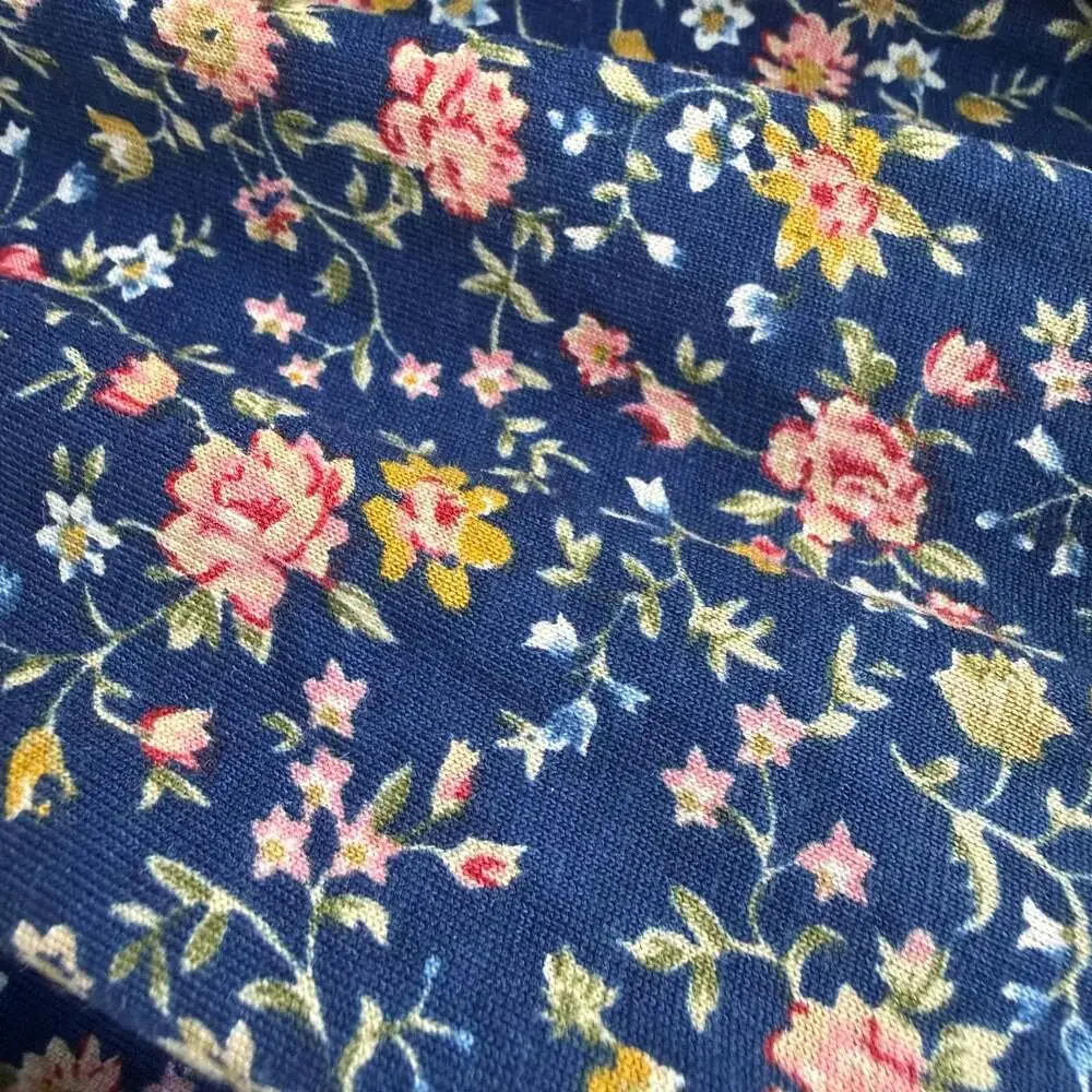 Polo Ralph Lauren Girls XL 16 Navy Floral Smocked Tiered Long-Sleeve Dress